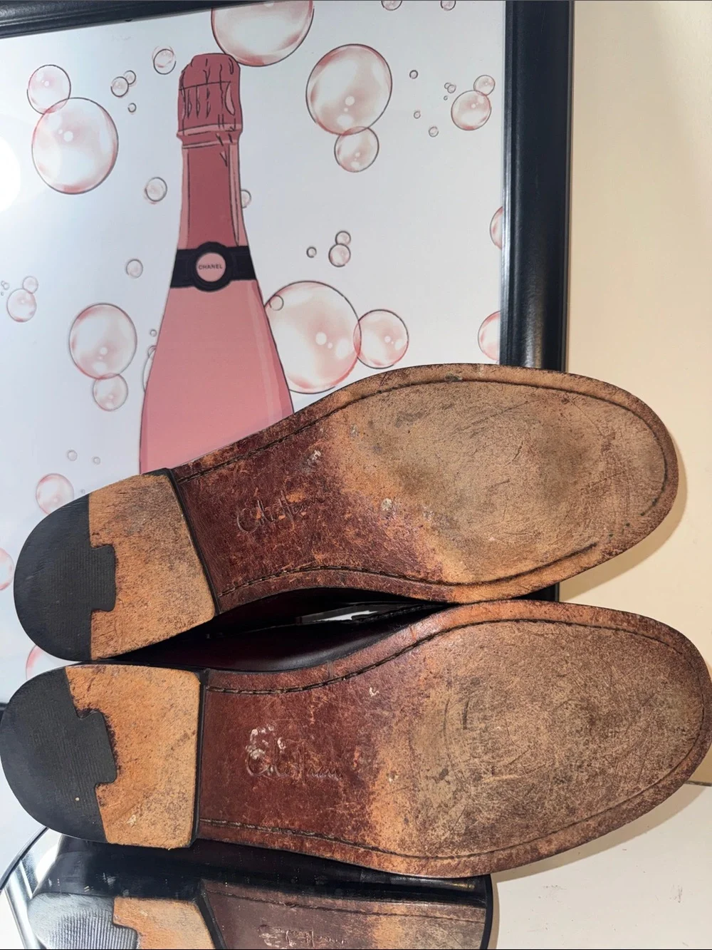 Cole Haan Men's Tassel Loafers in Deep Burgundy Leather - Size 10.5D